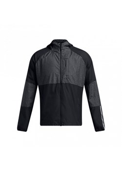 Męska kurtka do biegania Under Armour UA Launch Elite Cw Jacket - czarna ze sklepu Sportstylestory.com w kategorii Kurtki męskie - zdjęcie 187924025