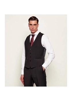 BOSS BLACK Wełniana kamizelka H-HUGE | Slim Fit ze sklepu Gomez Fashion Store w kategorii Kamizelki męskie - zdjęcie 187926736