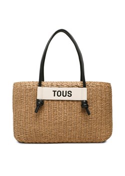 Torebka TOUS Capazo L Scoubidou 2001716959 Beżowy ze sklepu eobuwie.pl w kategorii Torby letnie - zdjęcie 187927165