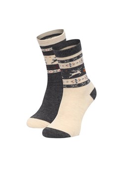 Skarpety długie GINO ROSSI CEO_BR_GR_003_W_AW25 (2 PACK) Kolorowy ze sklepu eobuwie.pl w kategorii Skarpetki męskie - zdjęcie 187927318