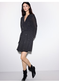 Mohito - Sukienka mini z metalizowaną nitką - czarny ze sklepu Mohito w kategorii Sukienki - zdjęcie 187927746