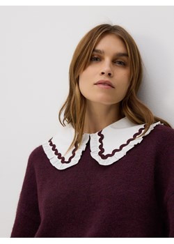 Reserved - Sweter z domieszką wełny - ciemnofioletowy ze sklepu Reserved w kategorii Swetry damskie - zdjęcie 187927848