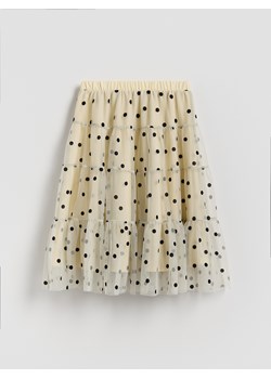 Reserved - Tiulowa spódnica w kropki - wielobarwny ze sklepu Reserved w kategorii Spódnice dziewczęce - zdjęcie 187928388