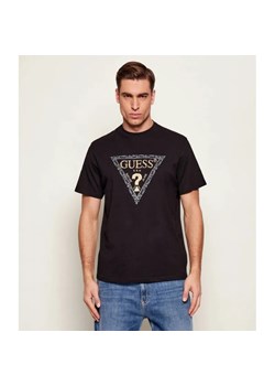 GUESS T-shirt GOLDEN TRIANGLE | Regular Fit ze sklepu Gomez Fashion Store w kategorii T-shirty męskie - zdjęcie 187928688