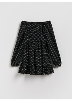 Reserved - Sukienka w groszki - czarny ze sklepu Reserved w kategorii Sukienki dziewczęce - zdjęcie 187931086