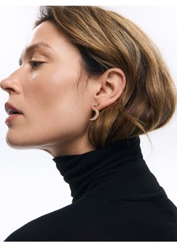 Reserved - Pozłacane kolczyki z cyrkoniami - złoty ze sklepu Reserved w kategorii Kolczyki - zdjęcie 187932805