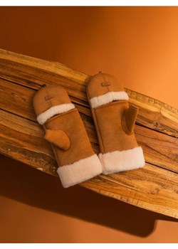 Sinsay - Rękawiczki jednopalczaste ze sztucznym futerkiem - beżowy ze sklepu Sinsay w kategorii Rękawiczki damskie - zdjęcie 187933078