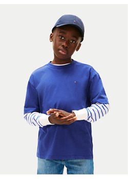 Tommy Hilfiger T-Shirt Essential Archive KB0KB09646 D Niebieski Regular Fit ze sklepu MODIVO w kategorii T-shirty chłopięce - zdjęcie 187934069
