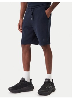 EA7 Emporio Armani Szorty sportowe 7M001365 AF22262 UB102 Granatowy Regular Fit ze sklepu MODIVO w kategorii Spodenki męskie - zdjęcie 187934088