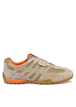 Geox Sneakersy U Snake Original U55MNA 02214 C5004 Beżowy ze sklepu MODIVO w kategorii Buty sportowe męskie - zdjęcie 187934095