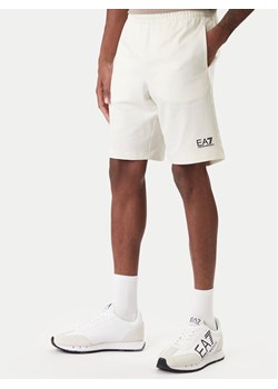 EA7 Emporio Armani Szorty sportowe 8NPS65 PJVRZ U0004 Écru Regular Fit ze sklepu MODIVO w kategorii Spodenki męskie - zdjęcie 187934109