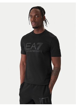 EA7 Emporio Armani T-Shirt 7M001412 AF22264 MC005 Czarny Regular Fit ze sklepu MODIVO w kategorii T-shirty męskie - zdjęcie 187934125