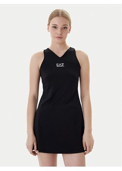 EA7 Emporio Armani Sukienka tenisowa 7W000317 AF14524 UC001 Czarny Regular Fit ze sklepu MODIVO w kategorii Bluzki damskie - zdjęcie 187934126
