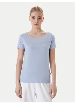 EA7 Emporio Armani T-Shirt 7W000978 AF10373 U9309 Niebieski Regular Fit ze sklepu MODIVO w kategorii Bluzki damskie - zdjęcie 187934127