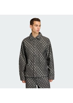 adidas Koszula jeansowa Monogram KC6379 Szary Loose Fit ze sklepu MODIVO w kategorii Koszule męskie - zdjęcie 187934149