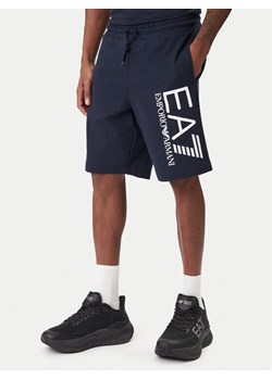 EA7 Emporio Armani Szorty sportowe 7M001414 AF22266 UB102 Granatowy Regular Fit ze sklepu MODIVO w kategorii Spodenki męskie - zdjęcie 187934176