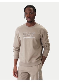 EA7 Emporio Armani Bluza 7M001312 AF13512 U6167 Beżowy Regular Fit ze sklepu MODIVO w kategorii Bluzy męskie - zdjęcie 187934216