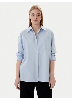 Calvin Klein Jeans Koszula LV047C143G Szary Relaxed Fit ze sklepu MODIVO w kategorii Koszule damskie - zdjęcie 187934229