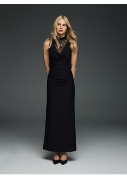 Reserved - Sukienka maxi z koronką - czarny ze sklepu Reserved w kategorii Sukienki - zdjęcie 187935408