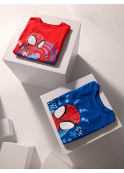 Sinsay - Zestaw bawełnianych koszulek z krótkim rękawem Spider-Man 2 pack - wielobarwny ze sklepu Sinsay w kategorii T-shirty chłopięce - zdjęcie 187935806