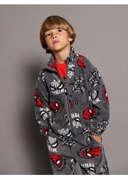 Sinsay - Rozpinana bluza polarowa z kapturem Spider-Man - szary ze sklepu Sinsay w kategorii Bluzy chłopięce - zdjęcie 187935808