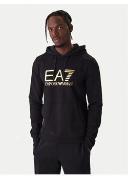 EA7 Emporio Armani Bluza 7M001413 AF22266 MC004 Czarny Regular Fit ze sklepu MODIVO w kategorii Bluzy męskie - zdjęcie 187938239
