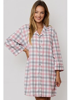 Mefami rozpinana koszula nocna Stella, Kolor szaro-różowy, Rozmiar S, Mefemi ze sklepu Primodo w kategorii Koszule nocne - zdjęcie 187938785