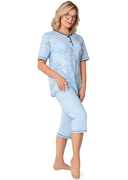 Bawełniana piżama damska Pola I 256 21, Kolor niebieski-wzór, Rozmiar 2XL, MARTEL ze sklepu Intymna w kategorii Piżamy damskie - zdjęcie 187939258