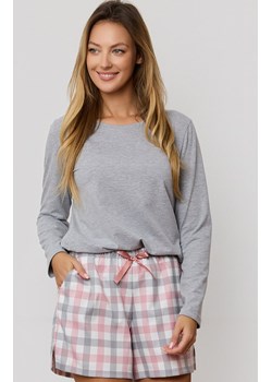 Mefemi piżama damska z krótką nogawką Stella, Kolor szaro-różowy, Rozmiar S, Mefemi ze sklepu Intymna w kategorii Piżamy damskie - zdjęcie 187939267