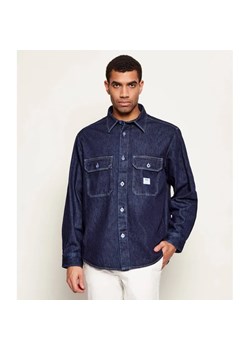Hugo Blue Jeansowa koszula Ebolt | Oversize fit ze sklepu Gomez Fashion Store w kategorii Koszule męskie - zdjęcie 187940135