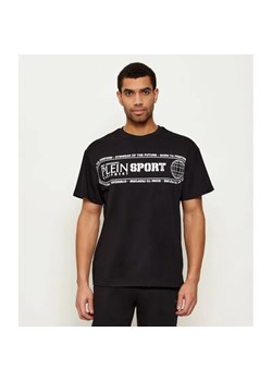 Plein Sport T-shirt Logo Lettering | Loose fit ze sklepu Gomez Fashion Store w kategorii T-shirty męskie - zdjęcie 187940156