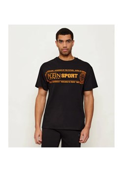 Plein Sport T-shirt Logo Lettering | Loose fit ze sklepu Gomez Fashion Store w kategorii T-shirty męskie - zdjęcie 187940157