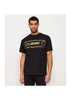 Plein Sport T-shirt Logo Lettering | Loose fit ze sklepu Gomez Fashion Store w kategorii T-shirty męskie - zdjęcie 187940159