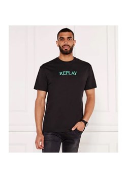 Replay T-shirt | Regular Fit ze sklepu Gomez Fashion Store w kategorii T-shirty męskie - zdjęcie 187940235