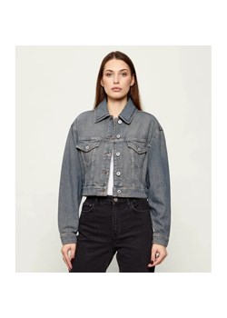 Hugo Blue Kurtka jeansowa Galatea_B | Cropped Fit ze sklepu Gomez Fashion Store w kategorii Kurtki damskie - zdjęcie 187942227
