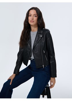 Mohito - Skórzana ramoneska - czarny ze sklepu Mohito w kategorii Kurtki damskie - zdjęcie 187942317