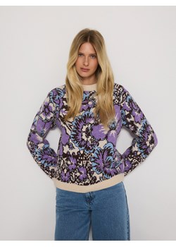 Reserved - Wzorzysty sweter - wielobarwny ze sklepu Reserved w kategorii Swetry damskie - zdjęcie 187942588