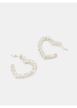 Sinsay - Kolczyki w kształcie serca - srebrny ze sklepu Sinsay w kategorii Kolczyki - zdjęcie 187943045