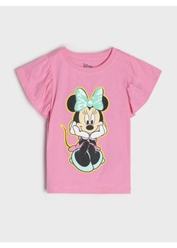 Sinsay - Koszulka z szerokimi rękawami zdobiona cekinami Minnie Mouse - begonia ze sklepu Sinsay w kategorii Bluzki dziewczęce - zdjęcie 187943078