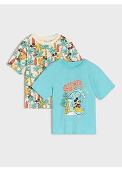 Sinsay - Bawełniane koszulki Mickey Mouse 2 pack - wielobarwny ze sklepu Sinsay w kategorii T-shirty chłopięce - zdjęcie 187943105