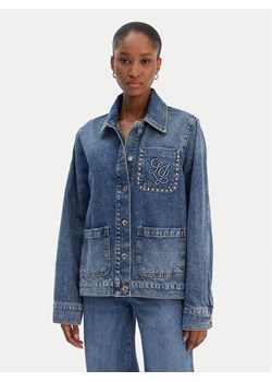 Liu Jo Kurtka jeansowa UA6125 D4854 Niebieski Regular Fit ze sklepu MODIVO w kategorii Kurtki damskie - zdjęcie 187943326
