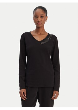 Liu Jo Sport Bluzka TA6053 JS003 Czarny Regular Fit ze sklepu MODIVO w kategorii Bluzki damskie - zdjęcie 187943357