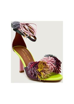 Kurt Geiger Sandały na szpilce POM POM | zamsz ze sklepu Gomez Fashion Store w kategorii Sandały damskie - zdjęcie 187944078