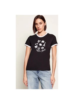 Karl Lagerfeld T-shirt | Regular Fit ze sklepu Gomez Fashion Store w kategorii Bluzki damskie - zdjęcie 187944159