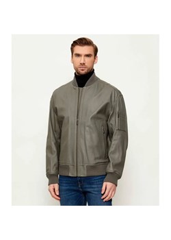 BOSS ORANGE Skórzana kurtka bomber Jakri | Regular Fit ze sklepu Gomez Fashion Store w kategorii Kurtki męskie - zdjęcie 187944295