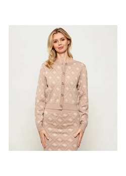 GUESS Kardigan SARAH | Regular Fit | z dodatkiem wełny ze sklepu Gomez Fashion Store w kategorii Swetry damskie - zdjęcie 187944326