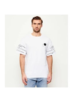 Plein Sport T-shirt Outline Scratch | Loose fit ze sklepu Gomez Fashion Store w kategorii T-shirty męskie - zdjęcie 187944345
