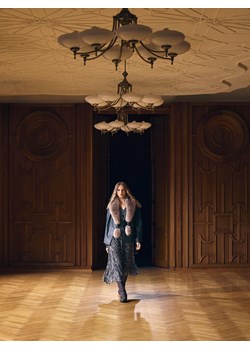 Mohito - Szyfonowa sukienka maxi we wzory - zielony ze sklepu Mohito w kategorii Sukienki - zdjęcie 187947526