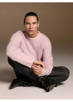 Reserved - Sweter z wełną alpaki - pastelowy róż ze sklepu Reserved w kategorii Swetry damskie - zdjęcie 187947706