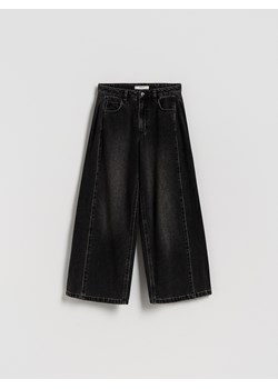 Reserved - Jeansy super wide leg - czarny ze sklepu Reserved w kategorii Spodnie dziewczęce - zdjęcie 187947898